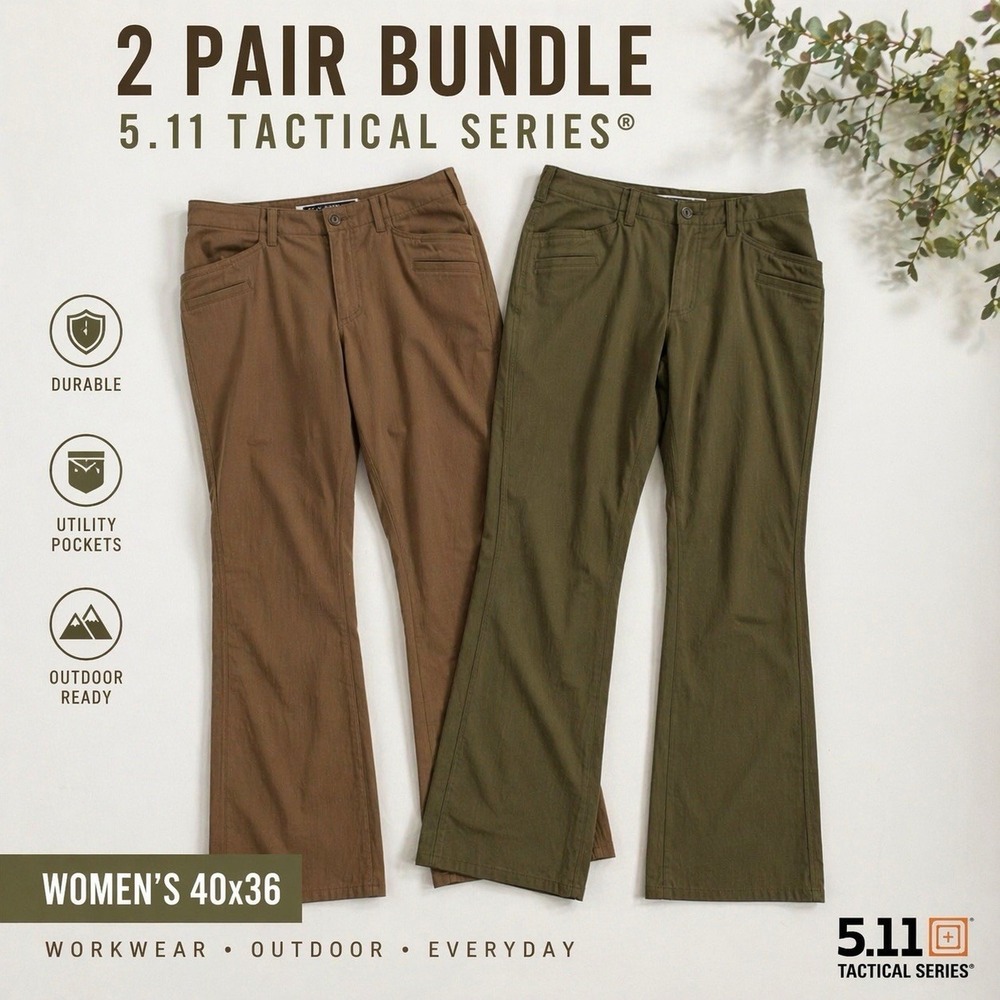 5.11‎ Tactical women's pants bundle 40x36 utility workwear cargo (2 pair)